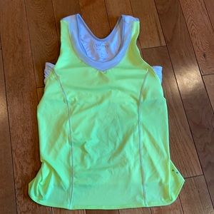 Tennis shirt with built in bra